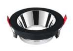 TL-FRAME 9 BC Low-Profile Round LED Downlight Frame 85x30mm with 75mm Cutout, Engineered for Energy Efficiency and Sleek Design in Modern Building Interiors